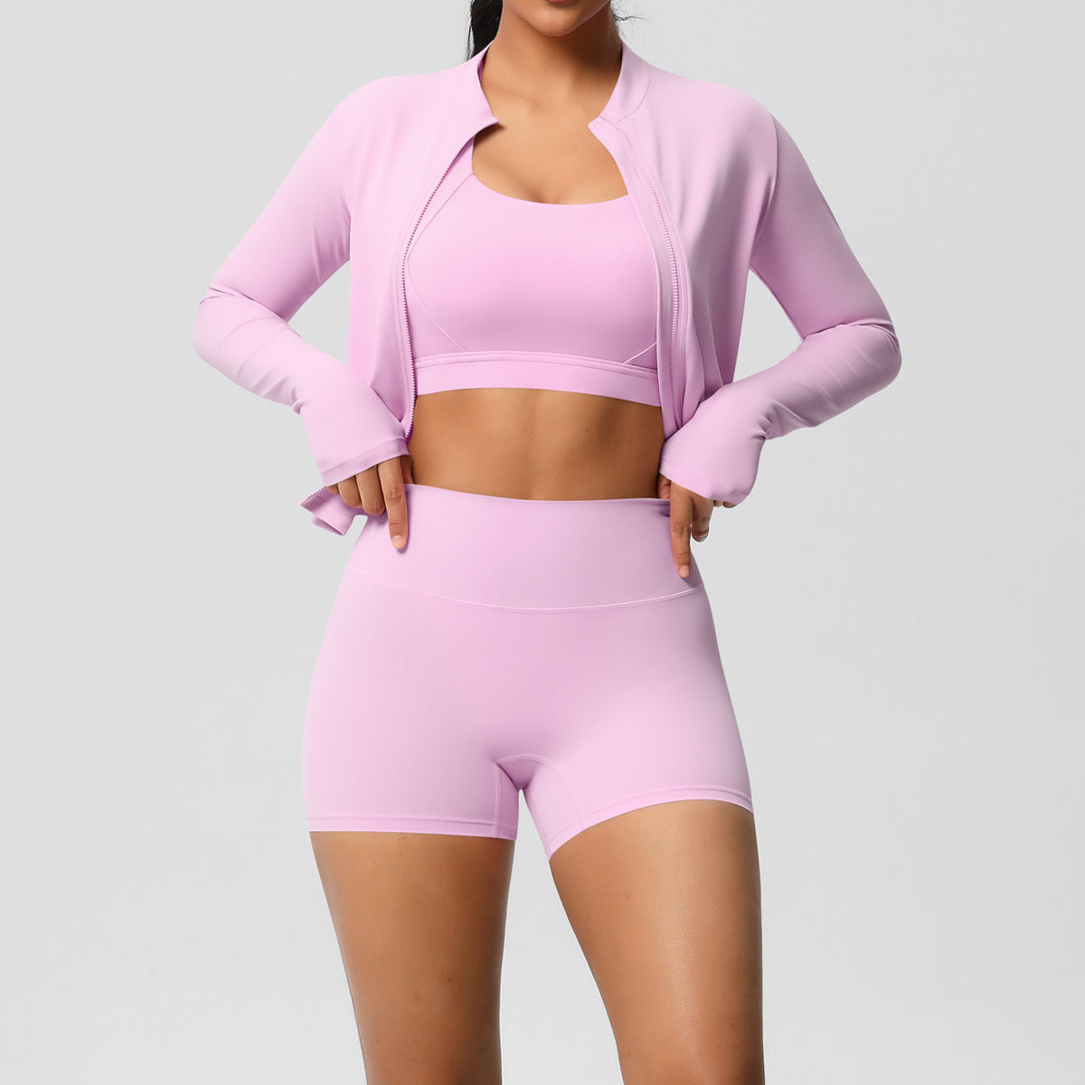 Pilates Yoga Wear Three Piece Set for Women